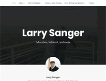 Tablet Screenshot of larrysanger.org